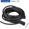 Solid Rubber Cord Tubing 10ft 4mm Dia Matte Black Rubber Tube for DIY Craft Beading Necklaces Bracelet